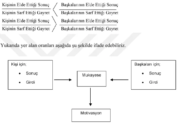 Şekil 6: Adams'ın Eşitlik Teorisi 
