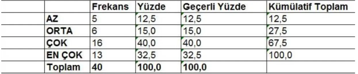 Tablo 16. Uzaktan Eğitimde Yer Alan Video ve Sesli Anlatımın Eğitim Sürecine  Katkısı Tablosu
