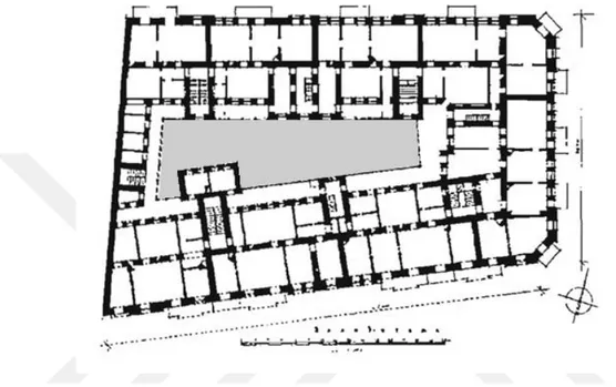 ġekil 4.13.  28 Mayıs Caddesindeki Konutun Kat Planı. (Fetullayev, 2013 b) 