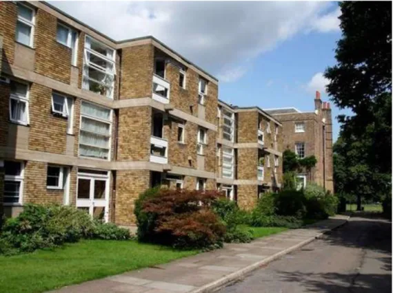 Şekil 3.6: James Sterling, Ham Common Flats, London, England, 1955-58 
