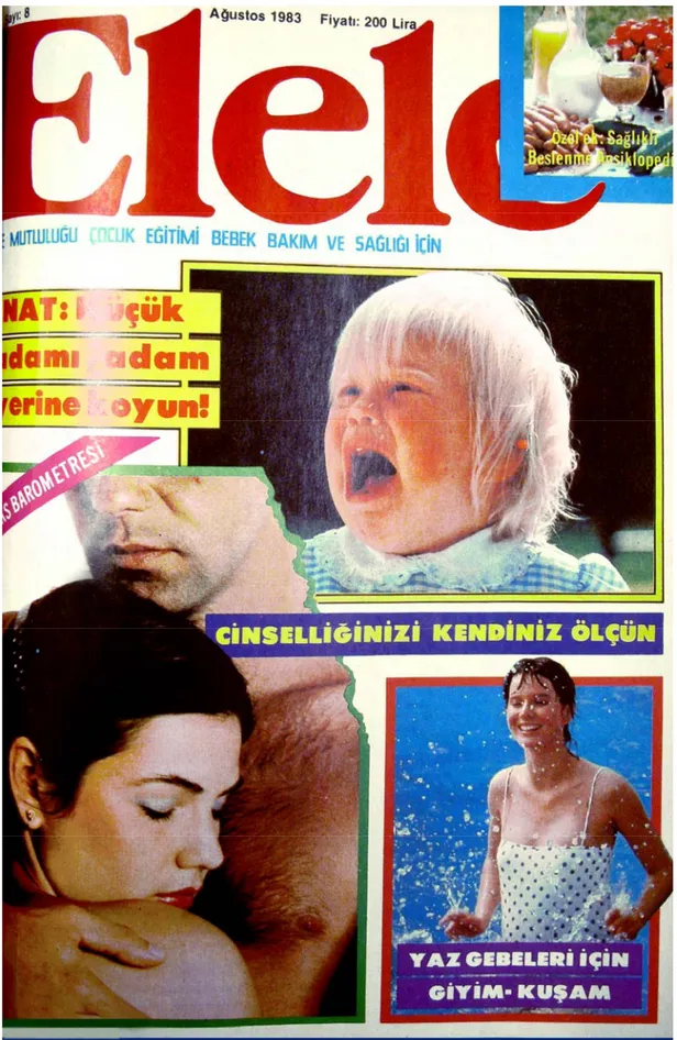 Şekil 8. Elele Dergisi Ağustos 1983 Kapağı 