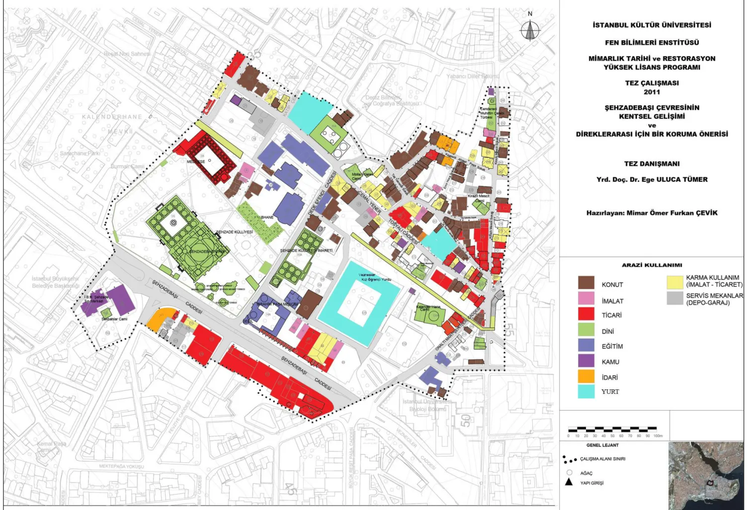 ġekil 3.21: Alan ve Yapı Kullanımı