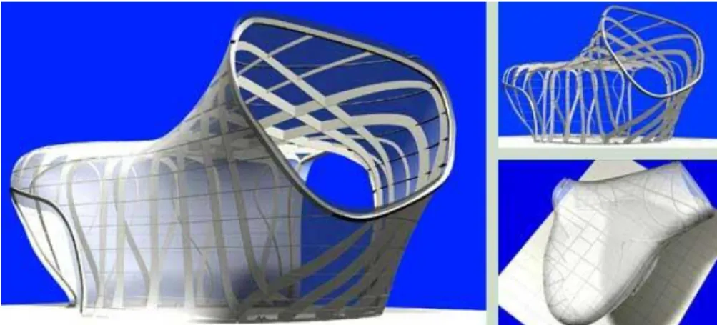 Figure 15: Georges Restaurant, Paris.  Arch:  Jakob and MacFarlane  (Source: http://members.lycos.co.uk/akarl/essays/digiarch.html) 