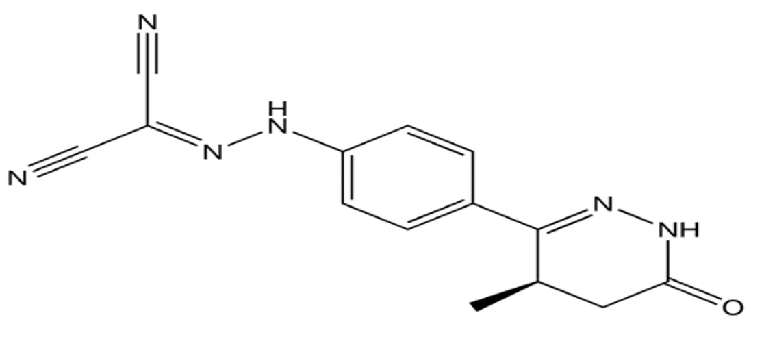 Şekil 3. Levosimendanın kimyasal formülü 23