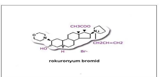 Şekil 1. Rokuronyum bromidin kimyasal formülü (4) 