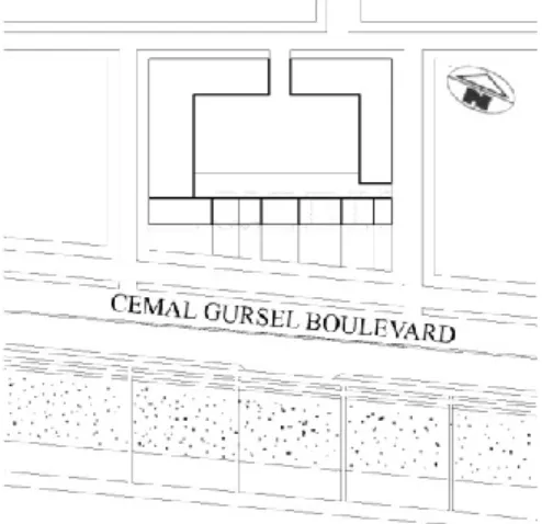 Figure 9. Site plan for Karşıyaka row apartments 