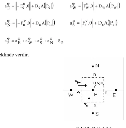 Şekil 2. Grid dağılımı 
