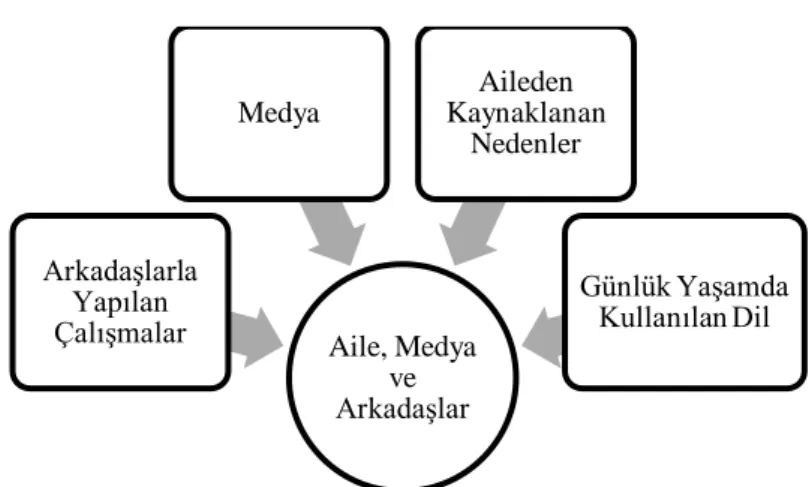 Tablo 6: Aile, Medya ve Arkadaşlardan Kaynaklı Nedenler 