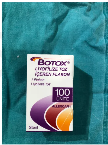 Şekil 12:  Botulinum Toksin Tip-A 