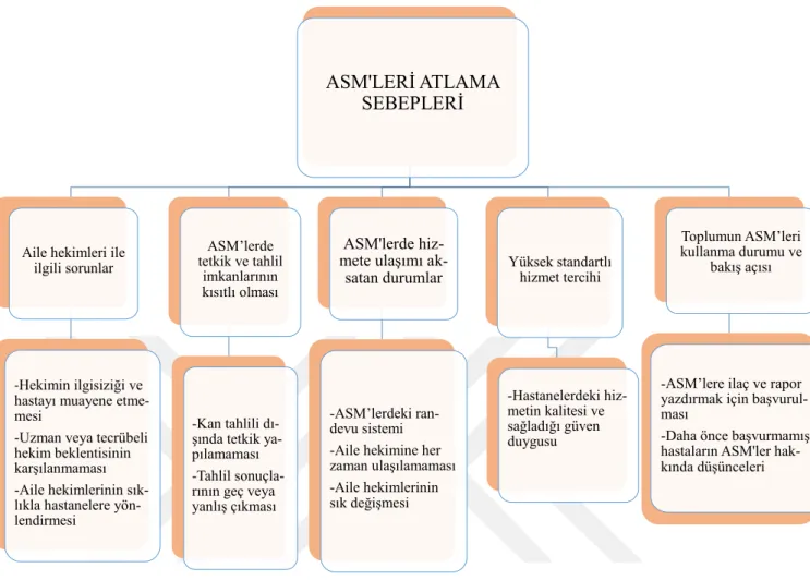 Şekil 1. ASM’leri atlama sebeplerine genel bir bakış 