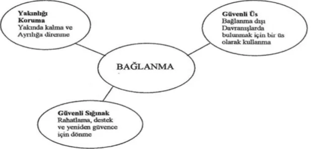 Şekil 1: Bağlanma İlişkisinin Üç Temel İşlevi 37