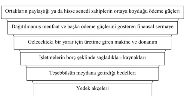 Şekil 2.8. İşletmelerin fiziksel sermaye kavramı 