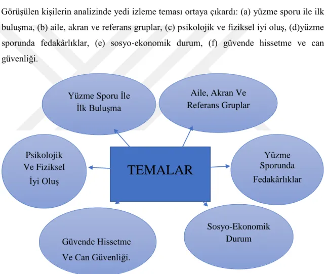 Şekil 4.1. Nitel Bulgulardan Elde Edilen Temalar  
