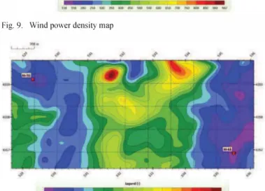 Fig.  10.  Turbulence intensity map 