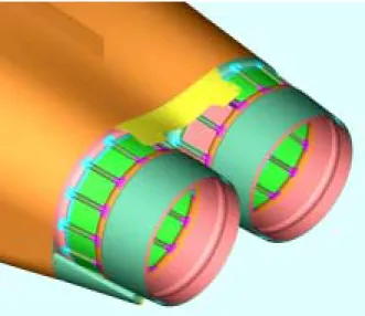 Figure 5     J85 engine exhaust ejector [4].