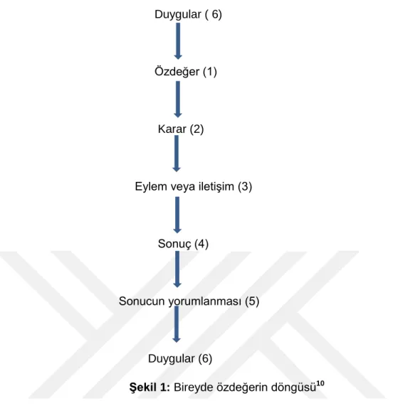Şekil 1: Bireyde özdeğerin döngüsü 10