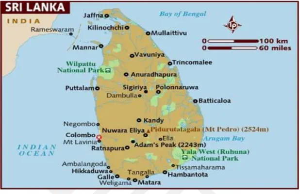 Şekil 5. Sri Lanka Haritası 2 162