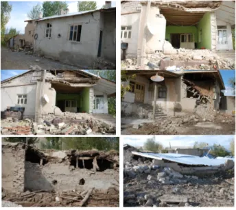 Figure 5:  Damage examples in masonry structures.  4  Results and recommendations 