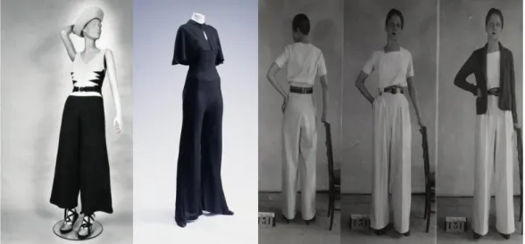 Figure 15. Jean Patou-designed beach suits of the 1930s [2], p.54. 