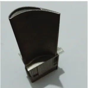 Figure 7. Additively Manufactured GTE Hot Section Blade (Courtesy of Artuk 