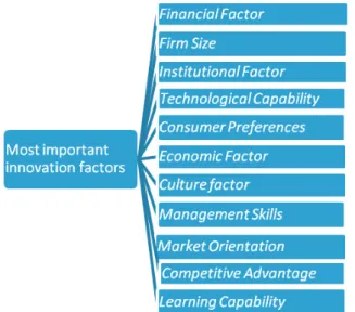 Figure 1. Innovation factors  