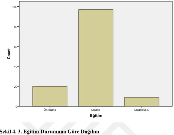 Şekil 4. 3. Eğitim Durumuna Göre Dağılım 