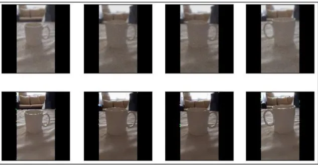 Figure 4.4: Distorted and restored coffee mug 