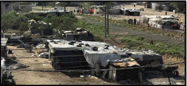 Figure 2.4: Incremental improvement of the basic housing core in informal settlement.                       Lattakia, Syria 