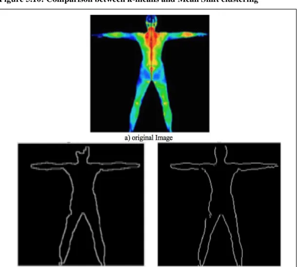 Figure  5.11.a  shows  the  original  image.  Two  different  clustering  methods  are  implemented