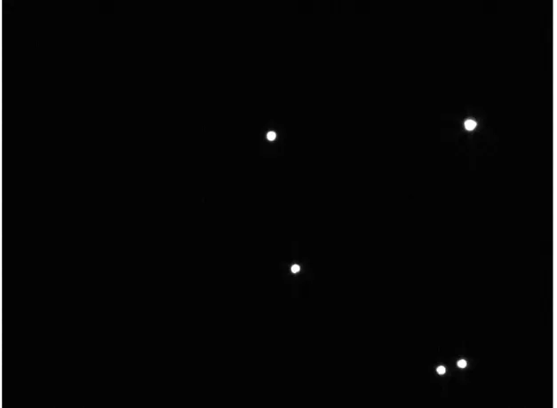 Figure 3.1: Image that is taken using infrared leds and infrared filter 