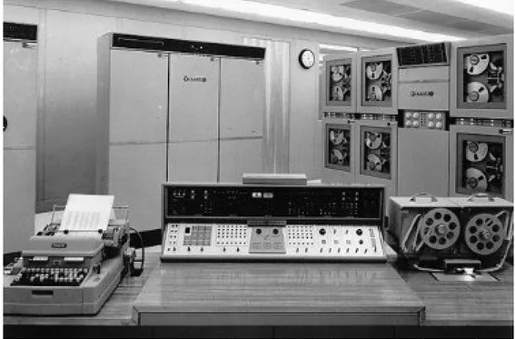 Figure 1.1 Console of General Electric's commercial ERMA 