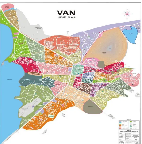 Şekil 6.3: Van İli Merkez Mahalleler