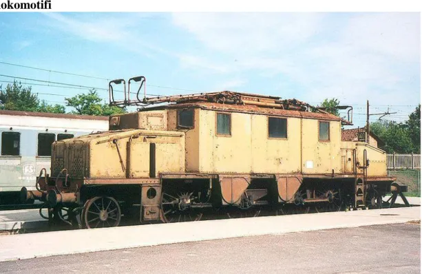 Şekil 2.7:  Savigliona Raylı Sistemler Müzesi’nde üç-fazlı E431 FS sınıfı İtalyan  lokomotifi