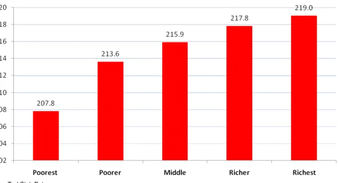 Figure 1 Inflation by different income groups (2003=100)