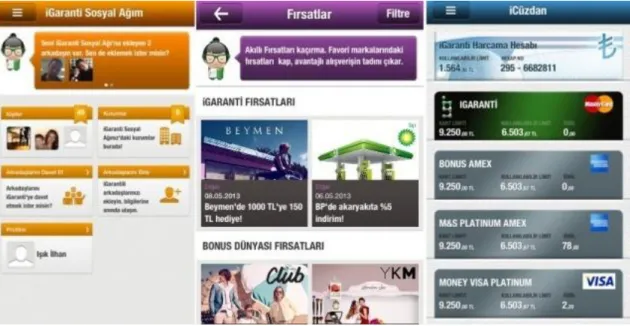 Figure 2.12: Garanti Bank mobile banking application 