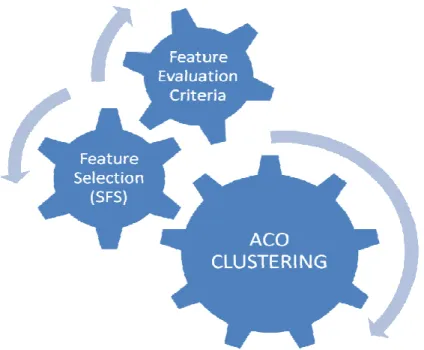 Figure 2.4 FS-ACO Clustering 