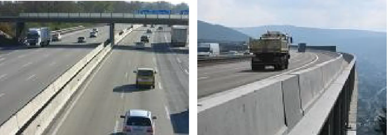Şekil 3.3: Beton Otokorkuluk Tipleri