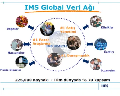 Şekil 5.1: IMS global veri ağı 