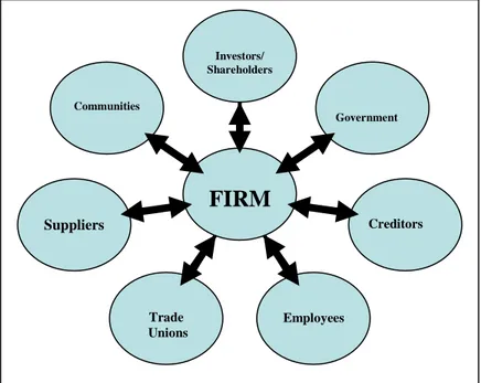 Figure 2.2 :  The stakeholder model 