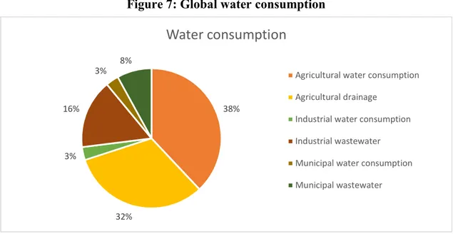 Figure 7: Global water consumption