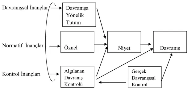 Şekil 2. Planlı Davranış Teorisi (Bostick 2004). 