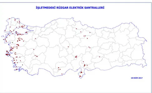 Çizelge 2.5. Rüzgâr Enerji Santralleri Profili 