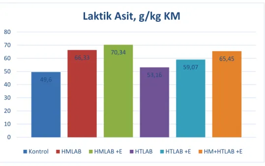 Çizelge 4.2. Silajlara ait mikrobiyolojik analiz sonuçları, log10 kob/g KM 