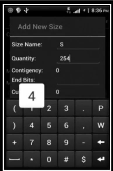Şekil 2.1  Cut order plan ekran görüntüsü 