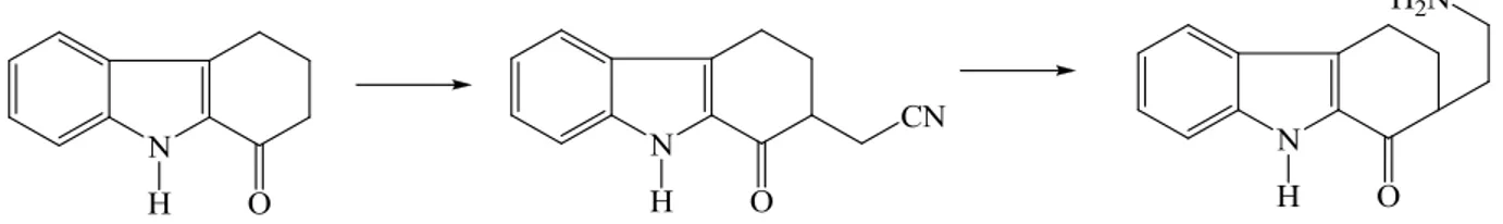 Şekil 1.1 Azakino[ 4,3-b] indol 