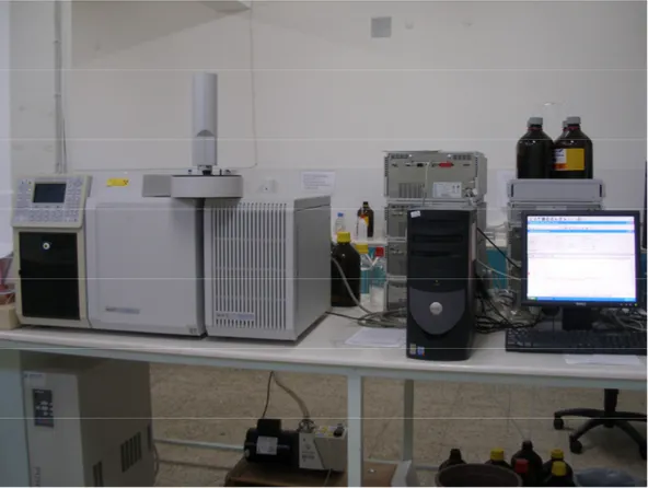 Şekil 3.6. Varian gaz kromatografisi kütle spektrometrsi (GC/MS) 