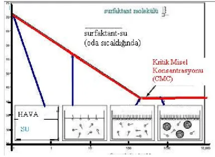 Şekil 2.2. Kritik Misel Konsantrasyonu  