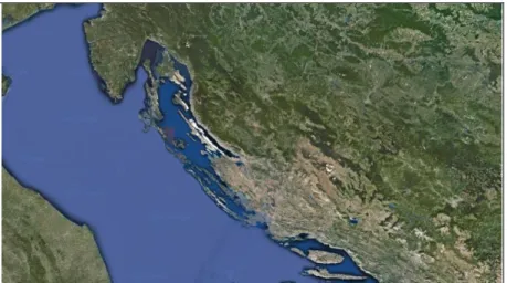 Şekil 2.10 Dalmaçya Tipi Kıyı – Dalmaçya 