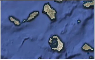 Şekil 2.11 Volkanik Kıyı – Santorin Adaları 