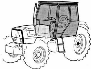 ġekil 1.2 Traktör kabini 